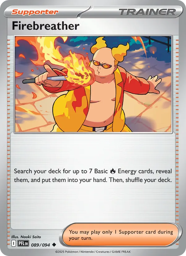 Firebreather, catalogue front