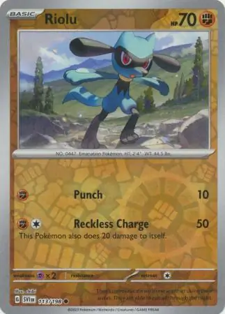Riolu, catalogue front