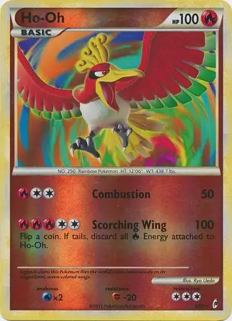 Ho-Oh, catalogue front
