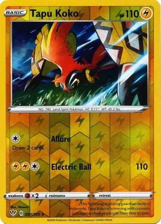 Tapu Koko, catalogue front
