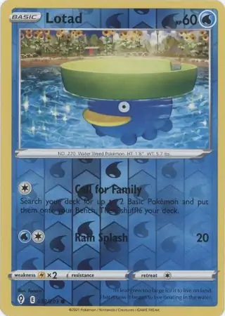 Lotad, catalogue front