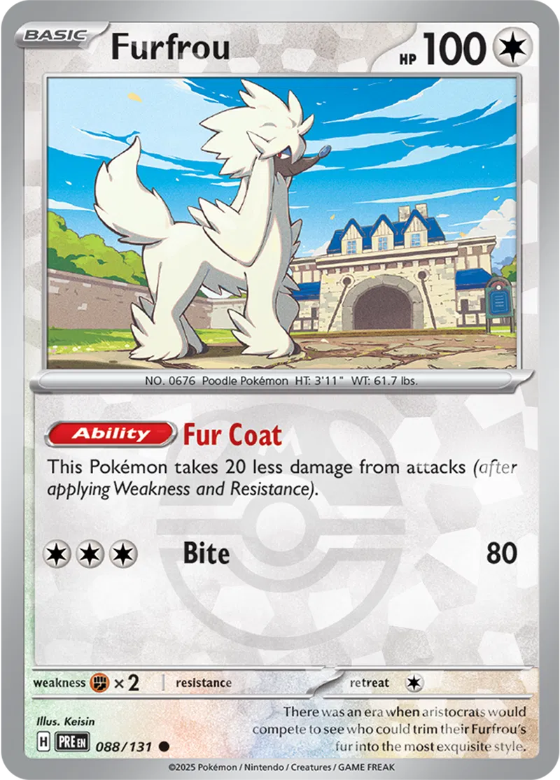 Furfrou, catalogue front