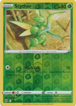 Scyther, catalogue front