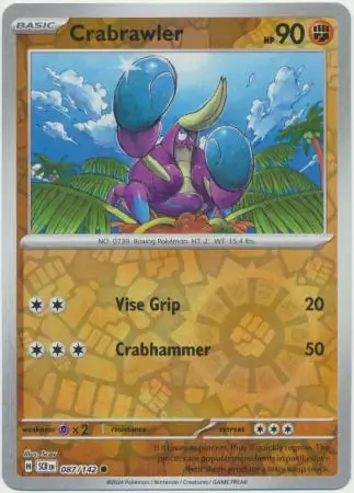 Crabrawler, catalogue front
