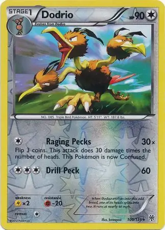 Dodrio, catalogue front