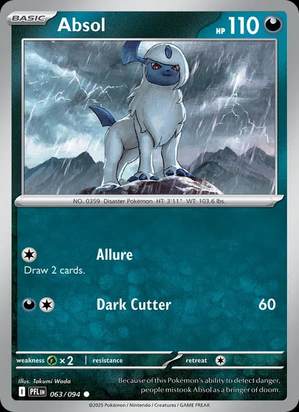 Absol, catalogue front