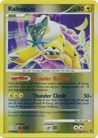 Raikou, catalogue front