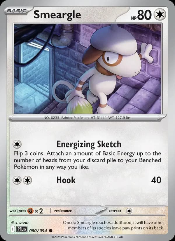 Smeargle, catalogue front
