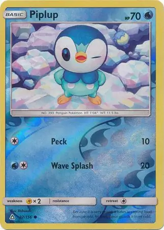 Piplup, catalogue front