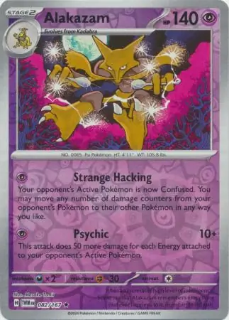 Alakazam, catalogue front