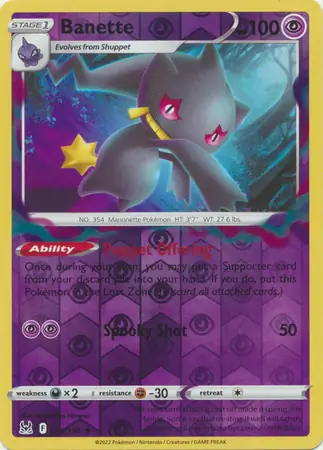 Banette, catalogue front