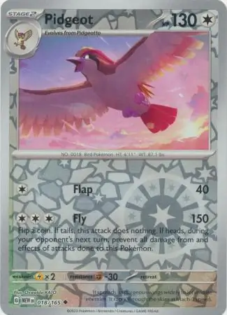 Pidgeot, catalogue front