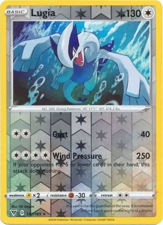 Lugia, catalogue front