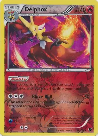 Delphox, catalogue front