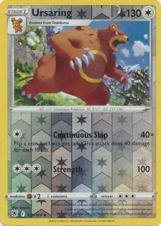 Ursaring, catalogue front