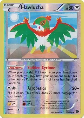Hawlucha, catalogue front