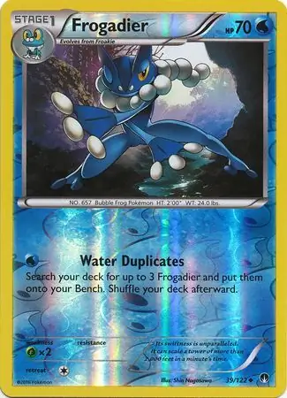 Frogadier, catalogue front