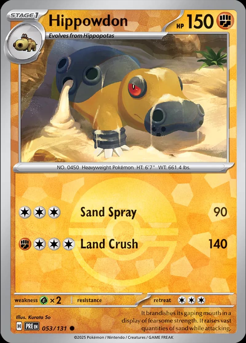 Hippowdon, catalogue front