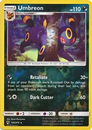 Umbreon, catalogue front