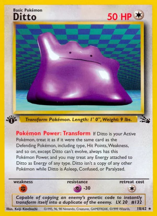 Ditto, catalogue front
