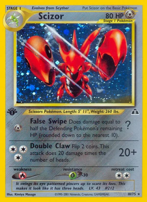 Scizor, catalogue front