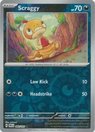 Scraggy, catalogue front