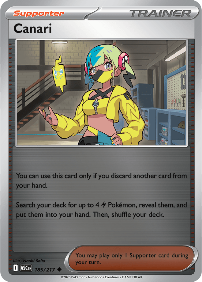 Canari, catalogue front