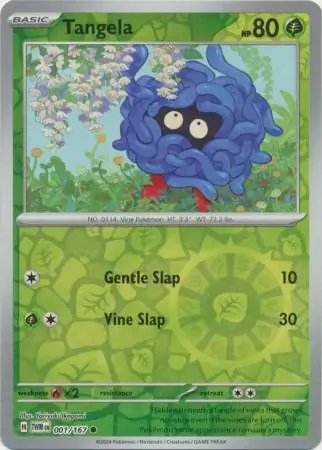 Tangela, catalogue front