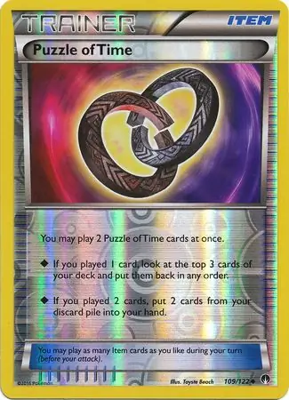 Puzzle of Time, catalogue front