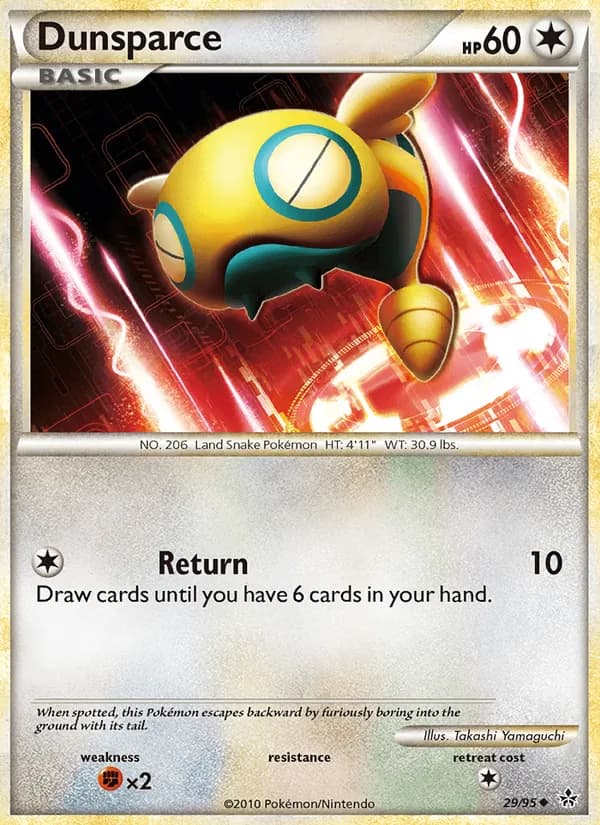 Dunsparce, catalogue front