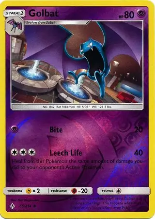 Golbat, catalogue front