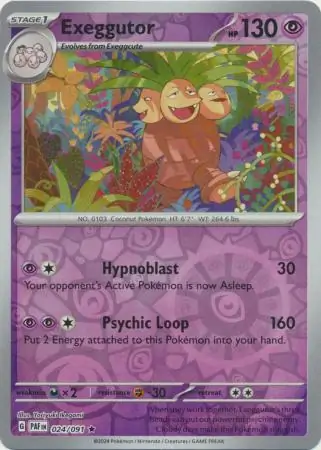 Exeggutor, catalogue front