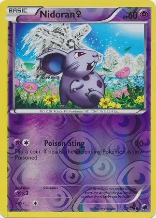 Nidoran♀, catalogue front