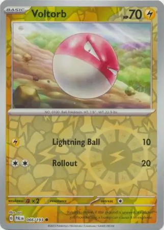 Voltorb, catalogue front