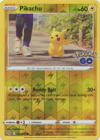 Pikachu, catalogue front