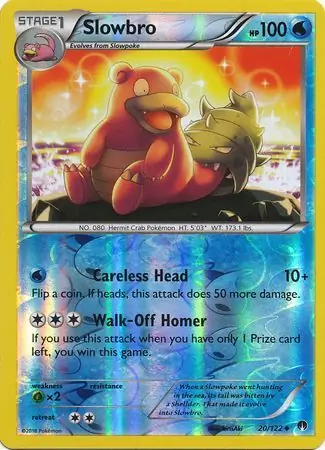 Slowbro, catalogue front