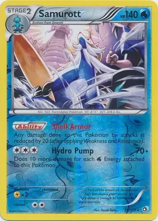 Samurott, catalogue front
