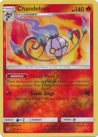 Chandelure, catalogue front