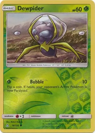 Dewpider, catalogue front