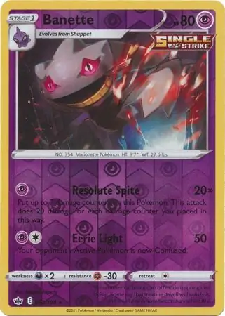 Banette, catalogue front