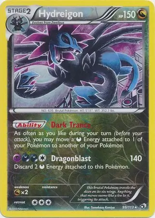 Hydreigon, catalogue front