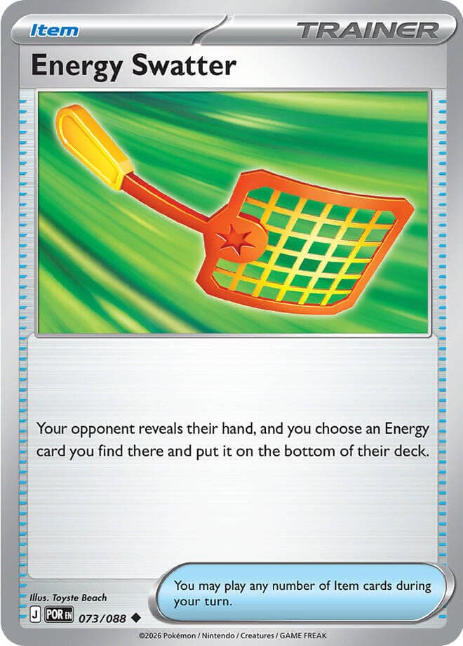 Energy Swatter, catalogue front