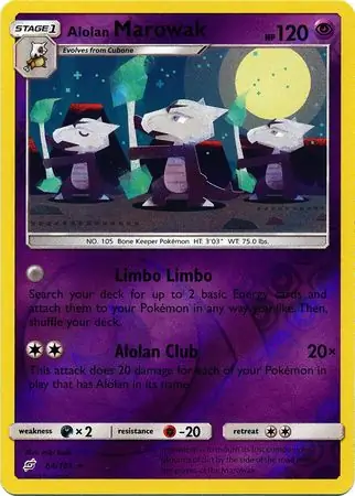Alolan Marowak, catalogue front