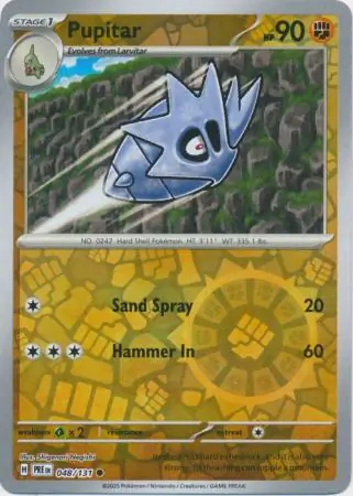 Pupitar, catalogue front