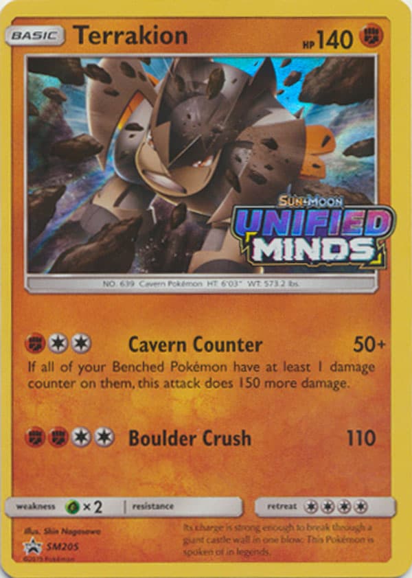 Terrakion, catalogue front
