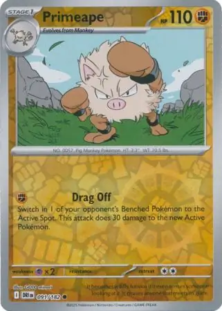 Primeape, catalogue front