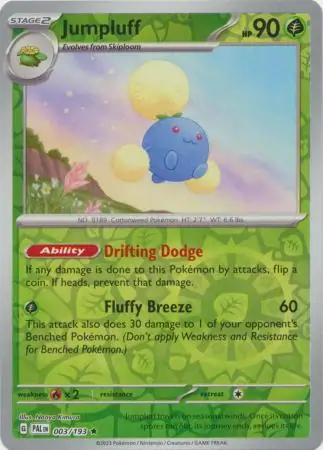 Jumpluff, catalogue front