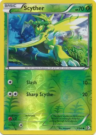 Scyther, catalogue front