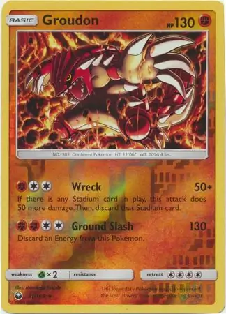Groudon, catalogue front