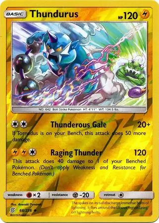 Thundurus, catalogue front